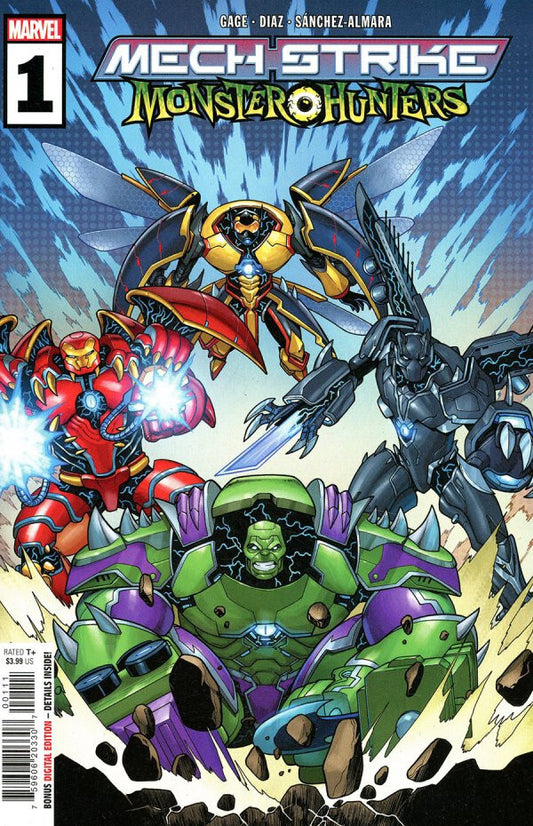 MECH STRIKE MONSTER HUNTERS #1 MAIN COVER 1ST PRINT MARVEL COMICS 2022 NM