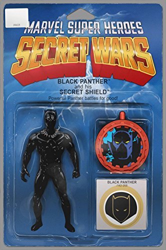 SECRET WARS BATTLEWORLD #1 0F 4 BLACK PANTHER ACTION FIGURE VARIAN NM 1ST PRINT