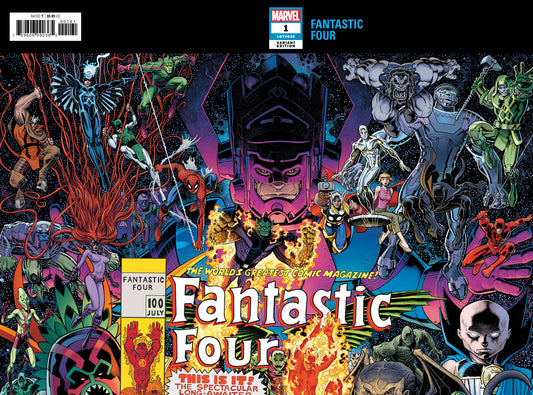 FANTASTIC FOUR #1 ART ADAMS CONNECTING WRAPAROUND VARIANT MARVEL NM