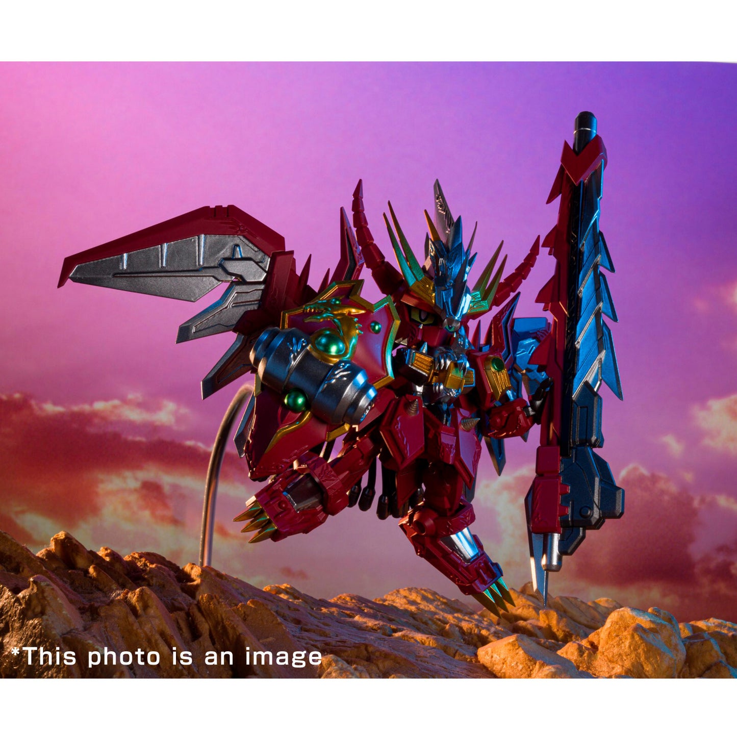 BANPRESTO SD SUPER DEFORMED GUNDAM RED LANDER FIGURE FIGURE COLLECTIBLE