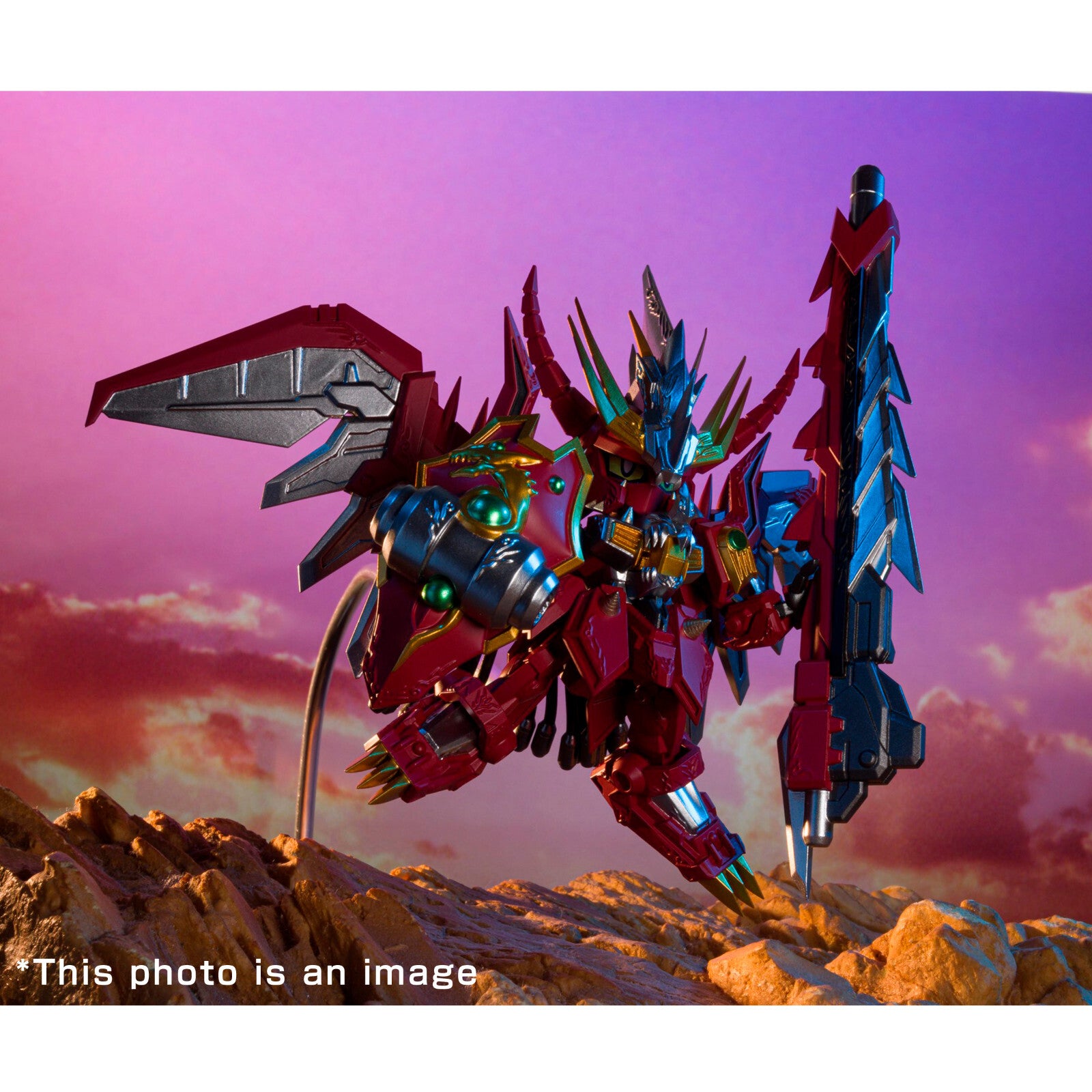 BANPRESTO SD SUPER DEFORMED GUNDAM RED LANDER FIGURE FIGURE COLLECTIBLE