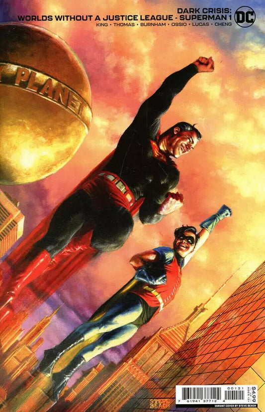 DARK CRISIS WORLDS WITHOUT A JUSTICE LEAGUE SUPERMAN # 1 1:25 VARIANT DC 2022