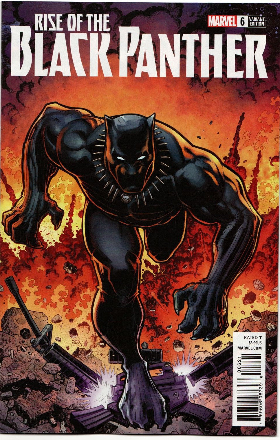 RISE OF BLACK PANTHER #6 OF 6 LEGACY MARVEL NM ADAMS VARIANT