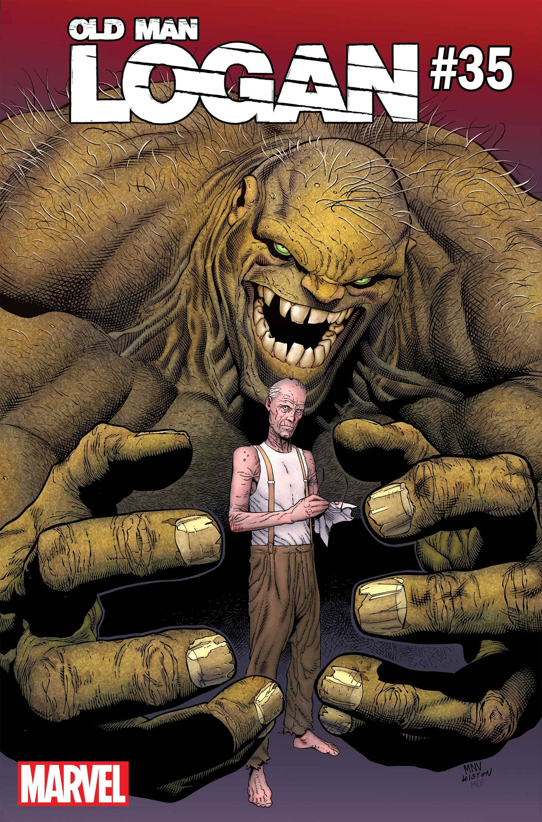 OLD MAN LOGAN #35 MCNIVEN HULK VARIANT LEGACY MARVEL COMICS NM