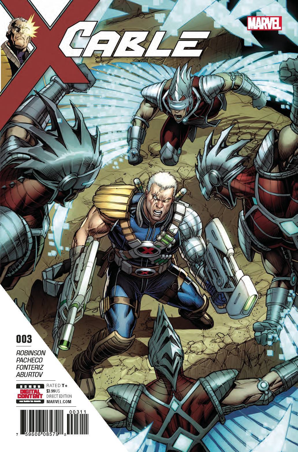 CABLE #3 MARVEL NM- 1st PRINT 2017
