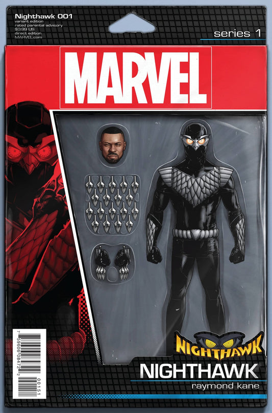 NIGHTHAWK #1 MARVEL CHRISTOPHER ACTION FIGURE VARIANT NM FIRST PRINT 2016