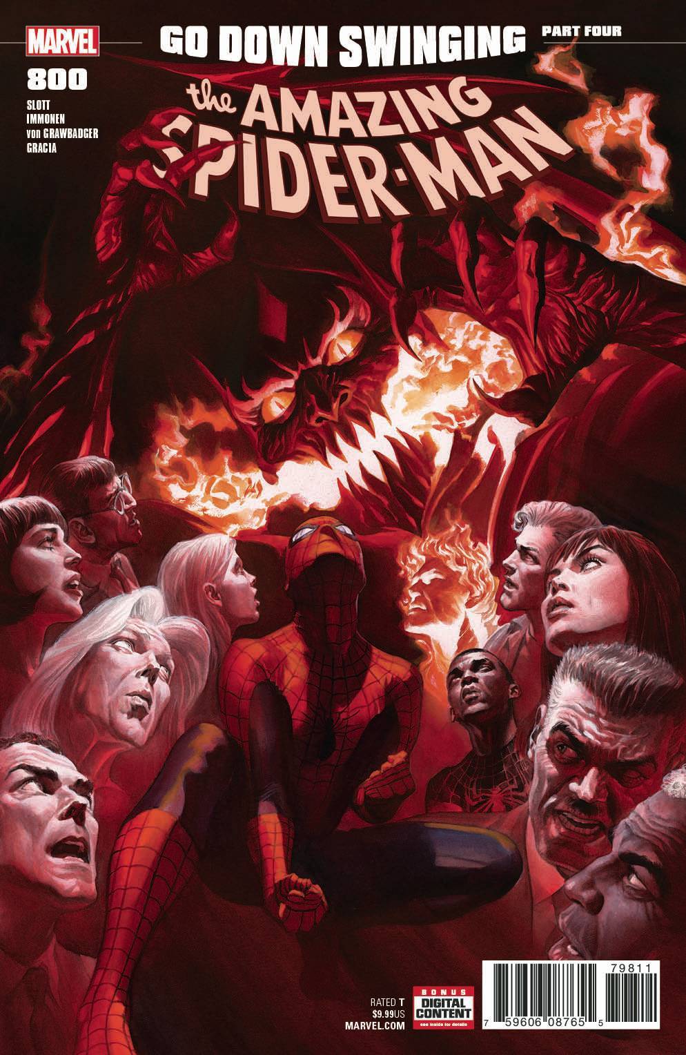 AMAZING SPIDER-MAN #800 1ST PRINT VARIANT MARVEL NM-
