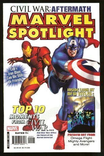 MARVEL SPOTLIGHT CIVIL WAR #15 CAPTAIN AMERICA DEAD JOHN RHETT THO NM 1ST PRINT