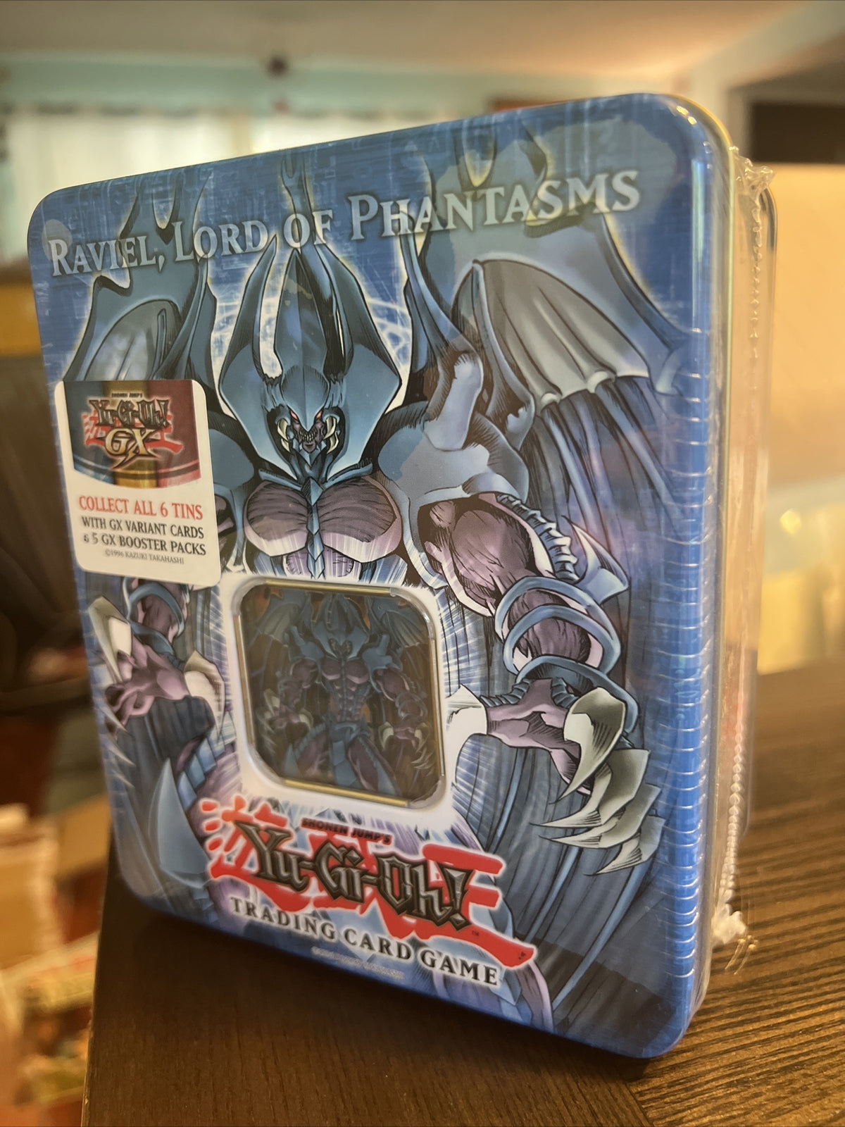 UPPER DECK YUGIOH 2006 TIN FRESH FROM CASE RAVIEL LORD PHANTASMS SEALED