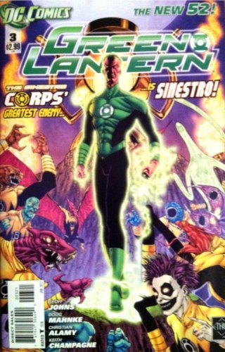 GREEN LANTERN 3 VAN SCIVER VARIANT 2011 THE NEW 52 GEOFF JOHN NM 1ST PRINT