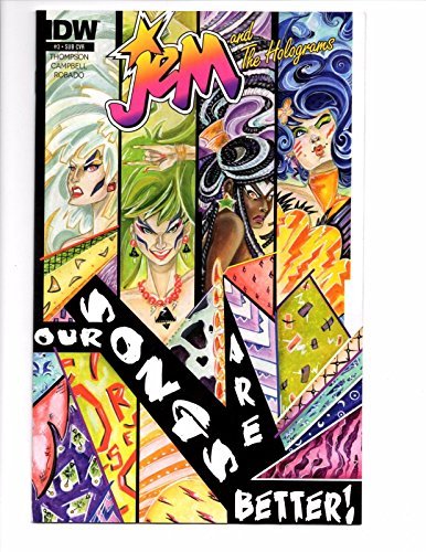 JEM THE HOLOGRAMS #3 SUB COVER KELLY THOMPSON SOPHIE CAMPBELL NM 1ST PRINT