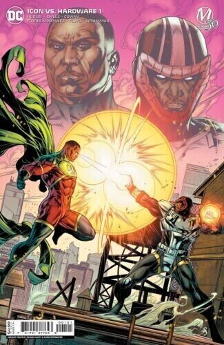 ICON VS. HARDWARE #1 CAANAN WHITE CARDSTOCK VARIANT DC 2023