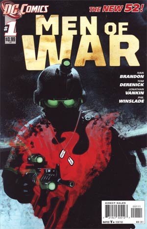 MEN OF WAR #1 IVAN BRANDON TOM DERENICK NM 1ST PRINT