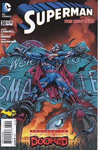 SUPERMAN #30 NEW 52 SCOTT LOBDELL NM 1ST PRINT