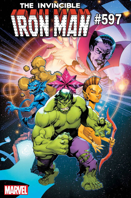 INVINCIBLE IRON MAN #597 STEVENS HULK VARIANT LEGACY MARVEL COMICS NM