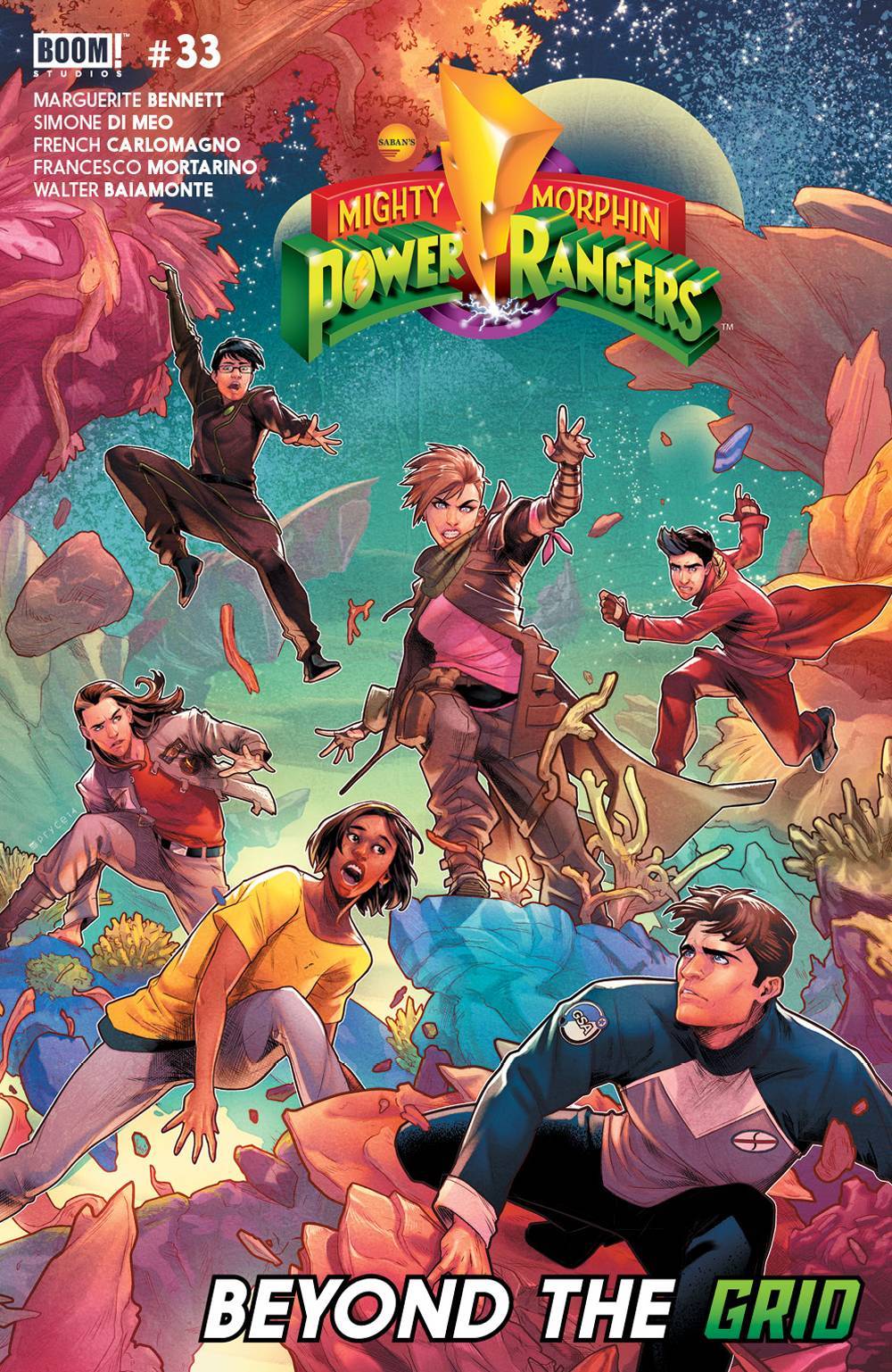MIGHTY MORPHIN POWER RANGERS #33 MAIN   BOOM! NM 1ST PRINT 2018