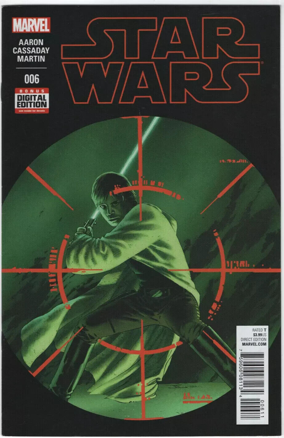 STAR WARS #6 AARON CASSADAY 2015 MARVEL NM 1ST PRINT 1st SANA STARROS