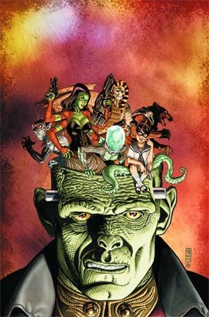 FRANKENSTEIN AGENT OF SHADE #4 JEFF LEMIRE ALBERTO PONTICELLI NM 1ST PRINT
