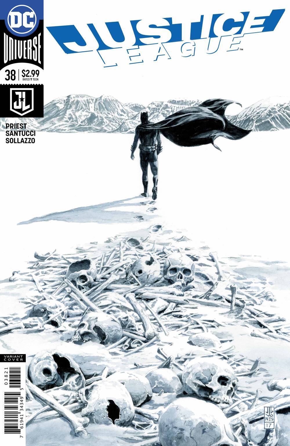 JUSTICE LEAGUE #38 REBIRTH VARIANT COVER NM 1ST PRINT DC 2018