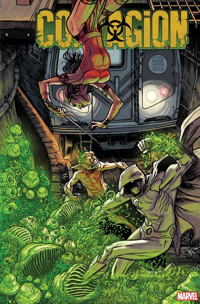 CONTAGION #4 MOON KNIGHT BROWNE VARIANT COVER MARVEL NM 1ST PRINT 2019