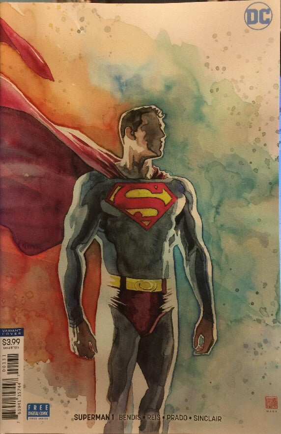 SUPERMAN #1 DC COMICS 2018 BENDIS MACK VARIANT COVER EDITION NM