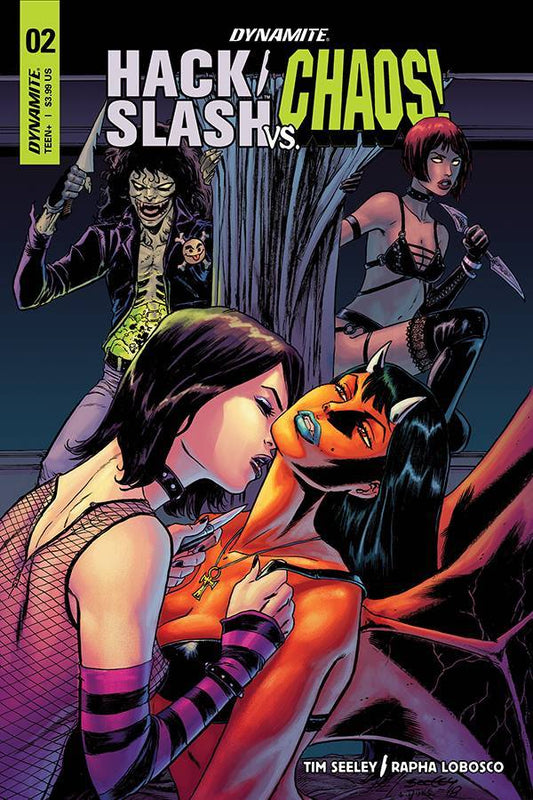 HACK SLASH VS CHAOS #2 COVER A SEELEY MR DYNAMITE NM 1ST PRINT 2019