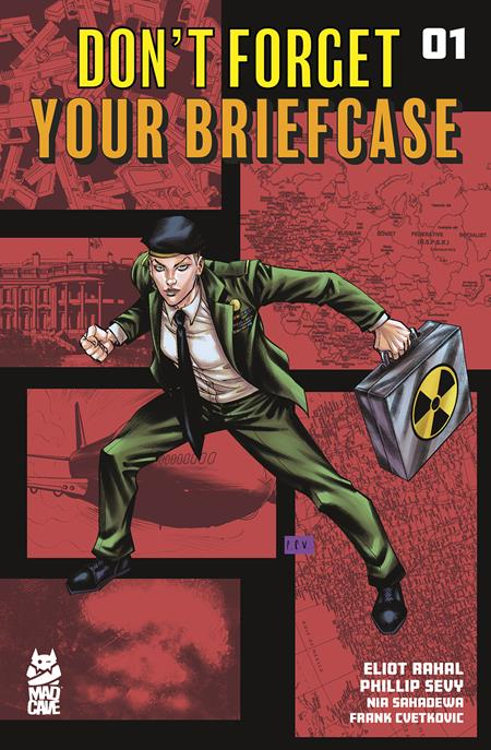 DON'T FORGET YOUR BRIEFCASE #1 NM 1ST PRINT MAIN COVER MAD CAVE STUDIOS 2025