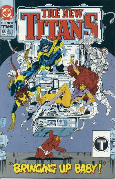 NEW TITANS #88 TERRA VF/NM 1ST PRINT DC 1992