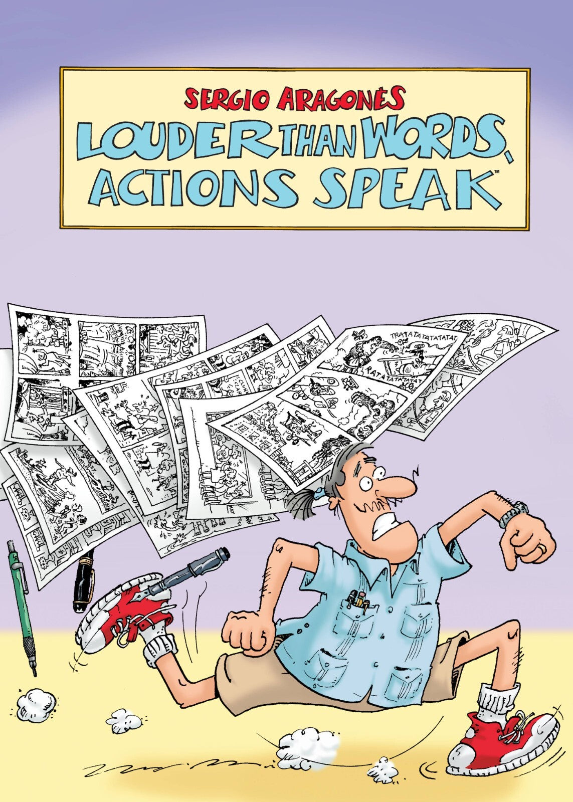 Louder Than Words Actions Speak by Sergio Aragones Hardcover Book NEW AND SEALED