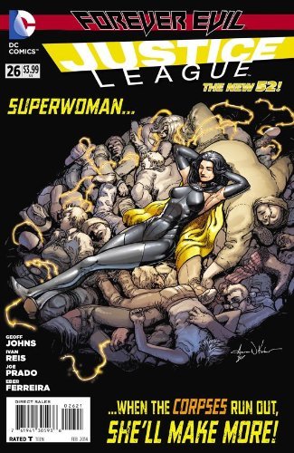 JUSTICE LEAGUE #26 (AARON KUDER VARIANT COVER) GEOFF JOHNS NM 1ST PRINT