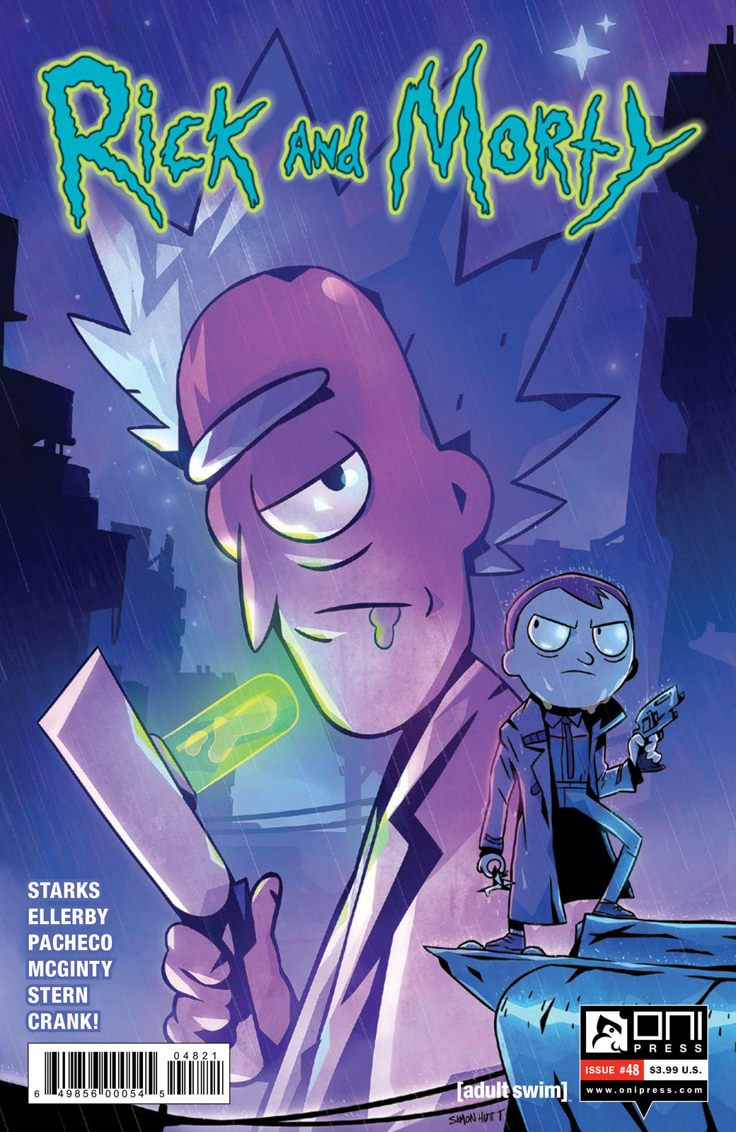 RICK & MORTY #48 COVER B TROUSSELLIER ONI NM 1ST PRINT 2019