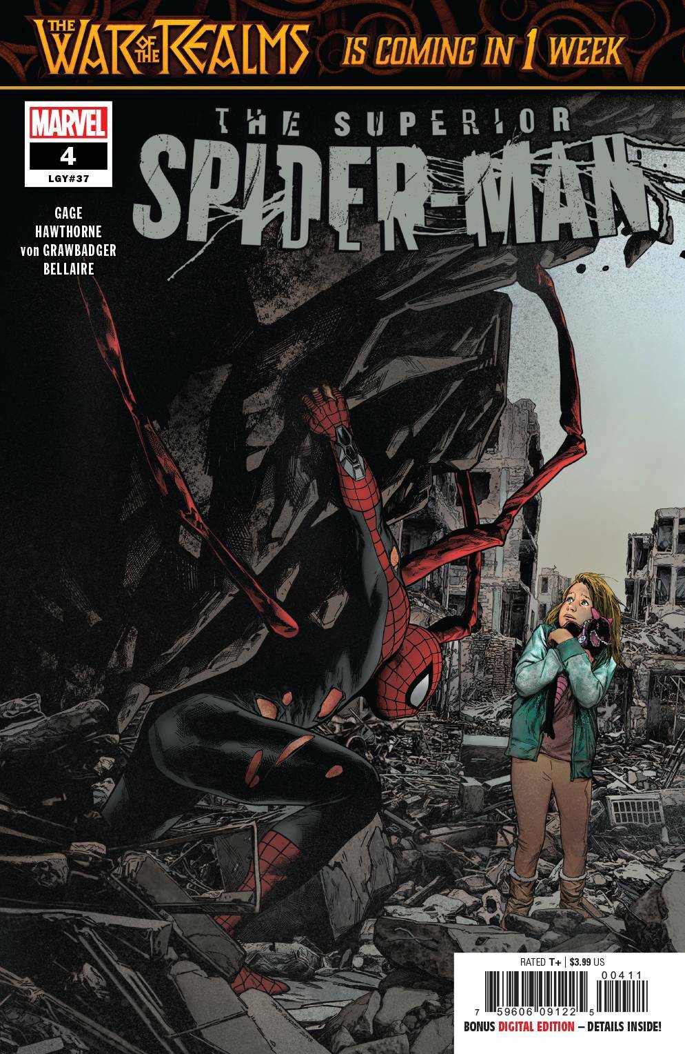 SUPERIOR SPIDER-MAN #4 MAIN COVER MARVEL NM 1ST PRINT 2019