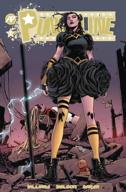 PUNCHLINE #7 MAIN COVER ANTARCTIC PRESS NM 1ST PRINT 2019