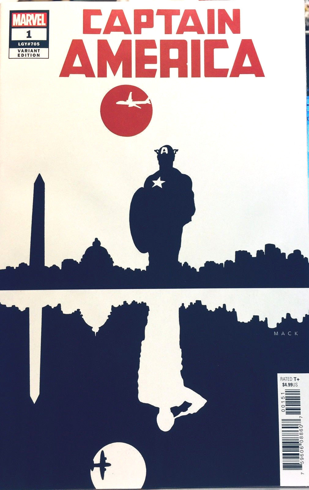 CAPTAIN AMERICA #1 1:25 VARIANT COVER MARVEL NM 1ST PRINT 2018