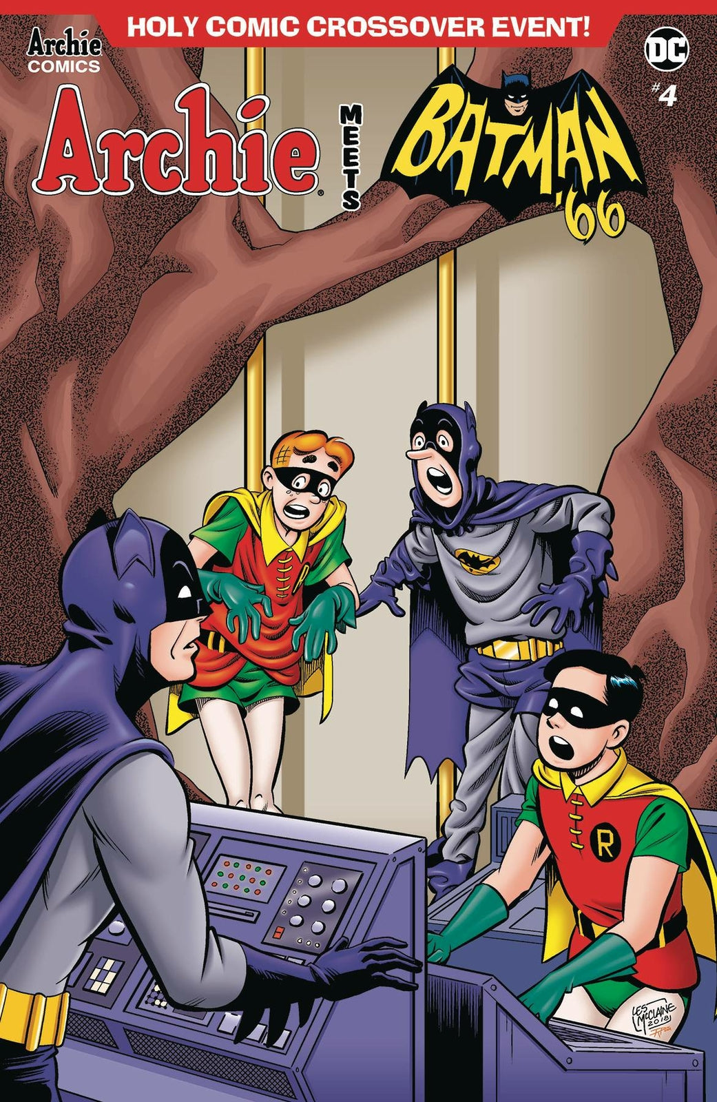 ARCHIE MEETS BATMAN 66 #4 COVER C MCCLAINE ARCHIE COMICS VFN 1ST PRINT 2019