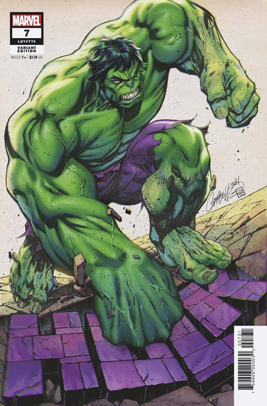 HULK #7 CAMBELL VARIANT COVER MARVEL COMICS 2022 NM