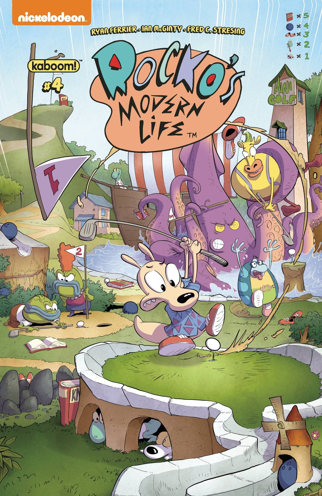ROCKOS MODERN LIFE #4 BACHAN VARIANT BOOM! STUDIOS NM