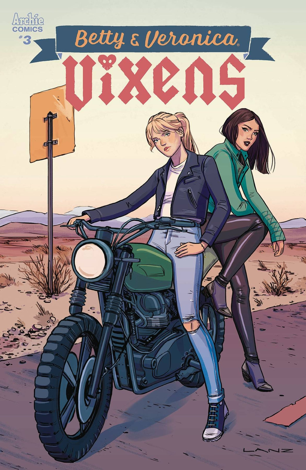 BETTY AND VERONICA VIXENS #3 COVER B LANZ ARCHIE COMIC PUBLICATIONS NM