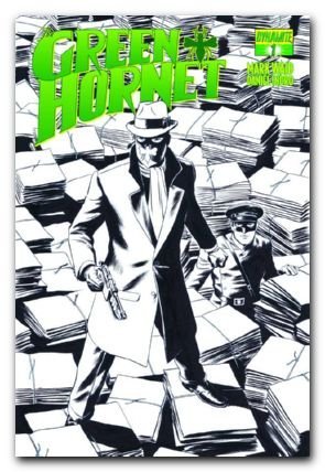 GREEN HORNET #1 LINE ART SKETCH VARIANT WAID NM 1ST PRINT