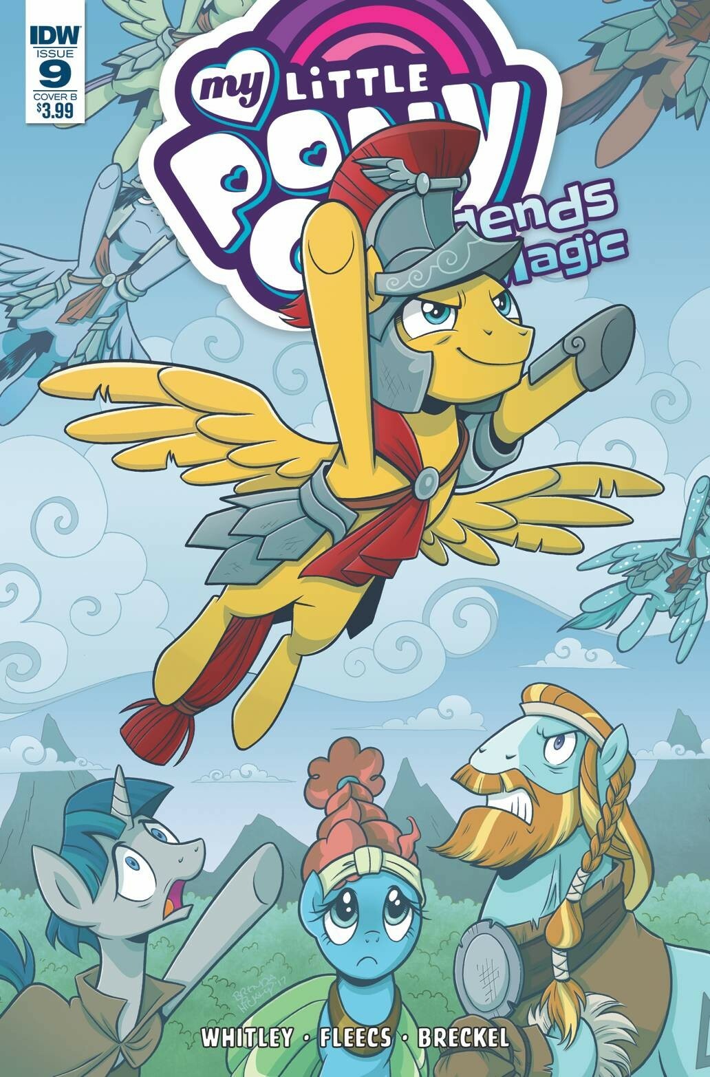 MY LITTLE PONY LEGENDS OF MAGIC #9 COVER B FLEECS IDW PUBLISHING NM