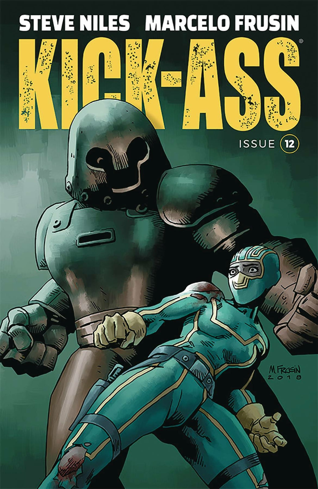 KICK-ASS #12 COVER A FRUSIN IMAGE NM 1ST PRINT 2019