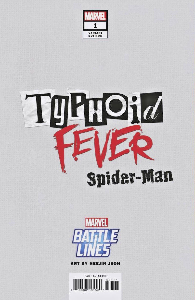 TYPHOID FEVER SPIDER-MAN #1 HEEJIN JOEN MARVEL BATTLE LINES VARIANT NM 1ST PRINT