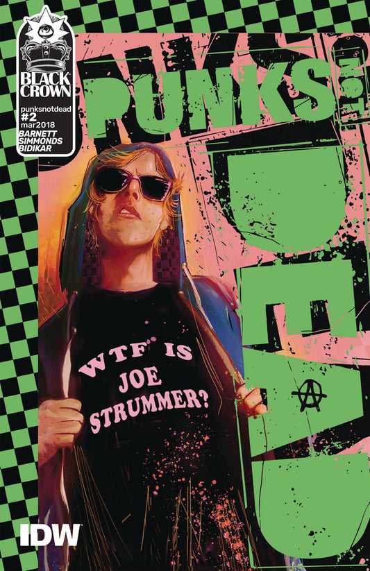 PUNKS NOT DEAD #2 COVER A SIMMONDS IDW NM