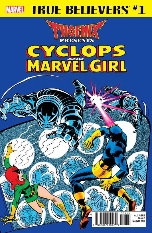 TRUE BELIEVERS PHOENIX PRESENTS CYCLOPS & MARVEL GIRL MARVEL COMICS NM