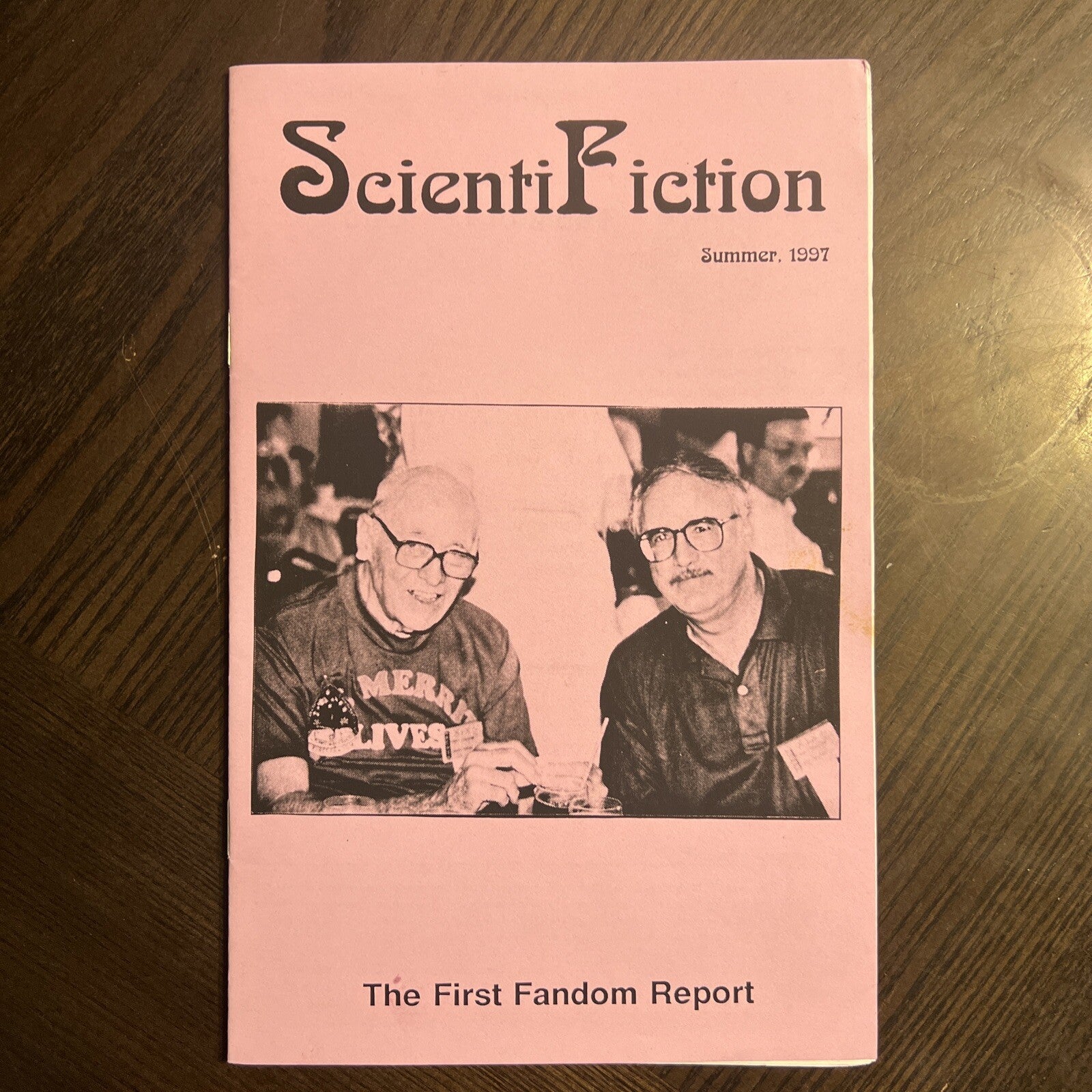 SCIENTIFICTION SCIENCE FICTION FANZINE SUMMER 1997 RAY BEAM MARK SCHULZINGER