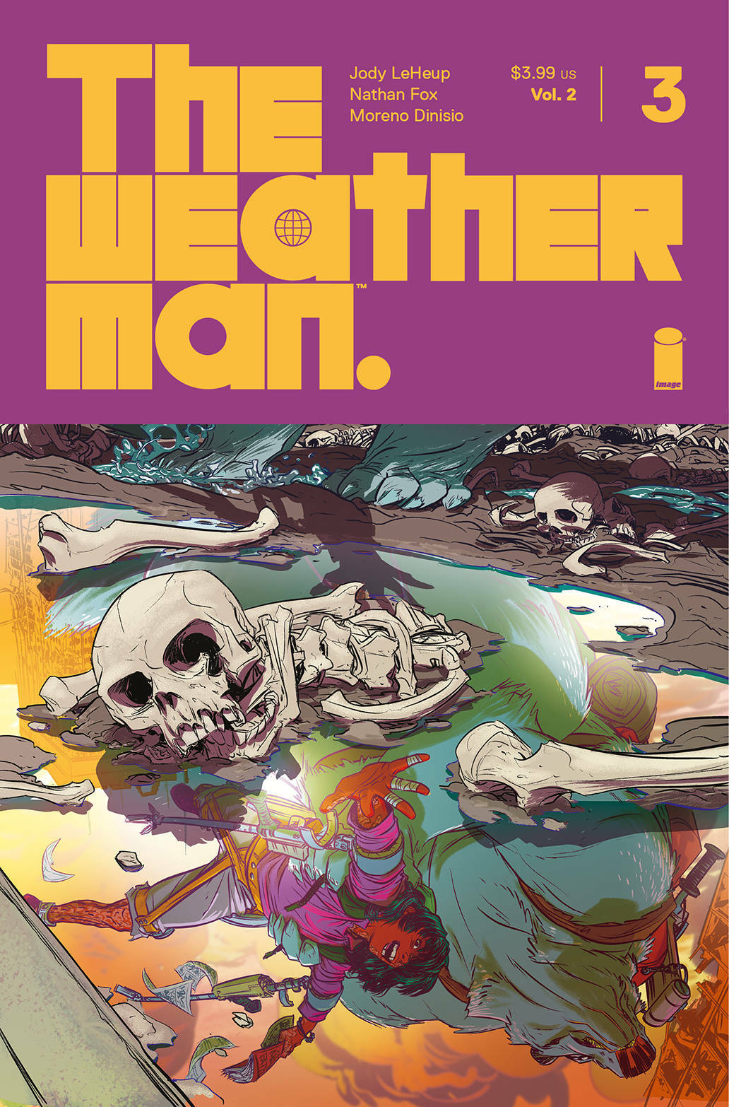WEATHERMAN VOL 2 #3 COVER A FOX IMAGE NM 1ST PRINT 2019