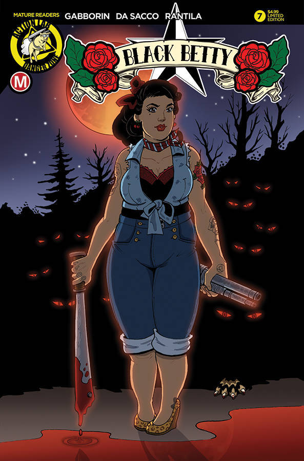 BLACK BETTY #7 COVER C ULAND MR ACTION LAB NM 1ST PRINT 2019