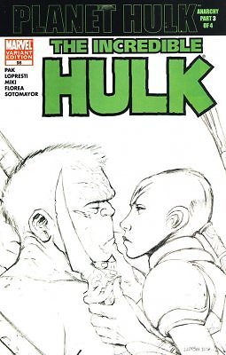 INCREDIBLE HULK #98 SKETCH VARIANT NM 1ST PRINT