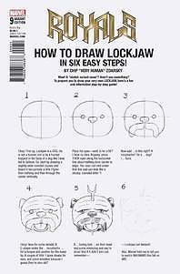 ROYALS #9 ZDARSKY HOW TO DRAW VAR LEG  NM 1ST PRINT