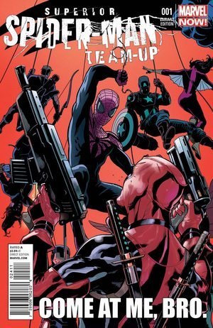 SUPERIOR SPIDER-MAN TEAM UP #1 "PARTY VARIANT" C.YOST NM 1ST PRINT